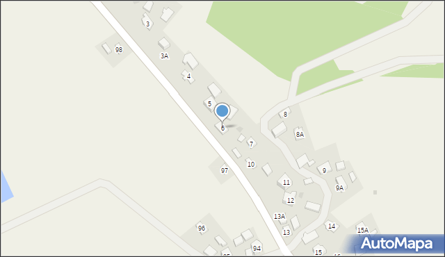 Siedliska, Siedliska, 6, mapa Siedliska