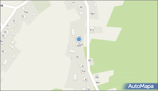 Siedliska, Siedliska, 60a, mapa Siedliska