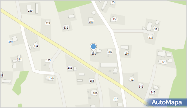 Siedliska, Siedliska, 291, mapa Siedliska