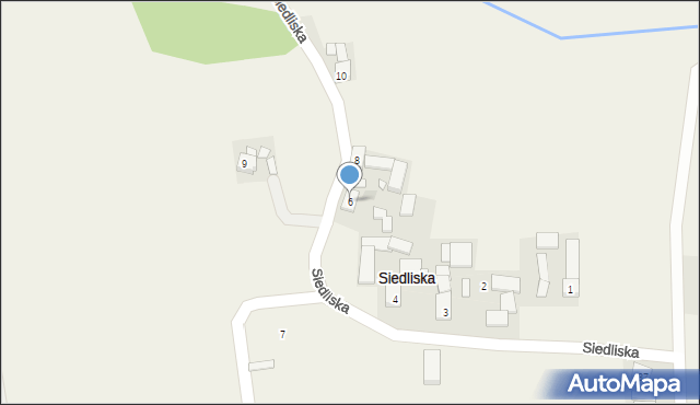 Siedliska, Siedliska, 6, mapa Siedliska