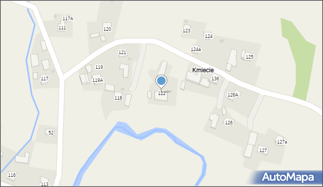 Siedliska-Bogusz, Siedliska-Bogusz, 122, mapa Siedliska-Bogusz