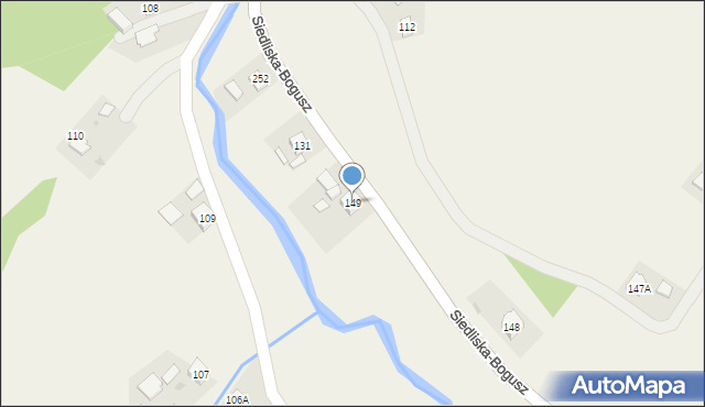 Siedliska-Bogusz, Siedliska-Bogusz, 149, mapa Siedliska-Bogusz