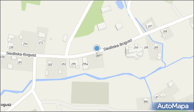 Siedliska-Bogusz, Siedliska-Bogusz, 165, mapa Siedliska-Bogusz
