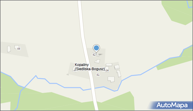 Siedliska-Bogusz, Siedliska-Bogusz, 43, mapa Siedliska-Bogusz