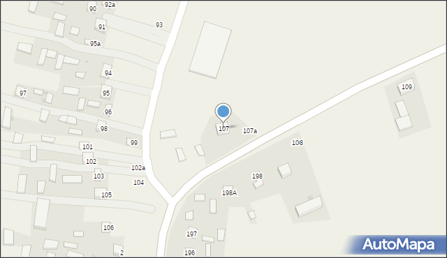 Siedliska Pierwsze, Siedliska Pierwsze, 107, mapa Siedliska Pierwsze