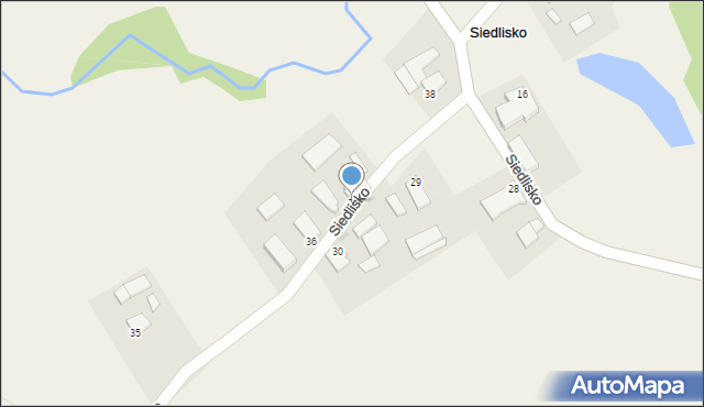 Siedlisko, Siedlisko, 37, mapa Siedlisko