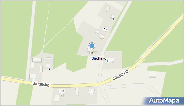Siedlisko, Siedlisko, 3a, mapa Siedlisko