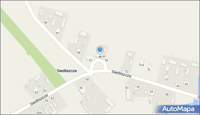 Siedliszcze, Siedliszcze, 55, mapa Siedliszcze