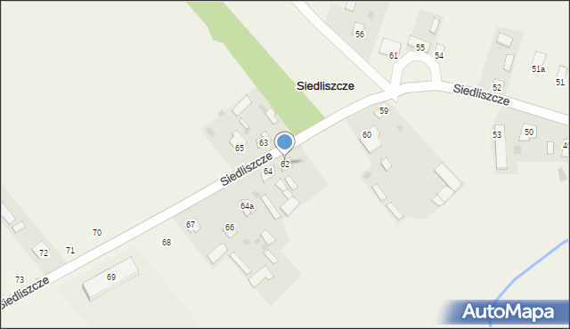 Siedliszcze, Siedliszcze, 62, mapa Siedliszcze