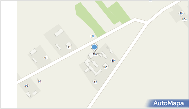 Siedliszcze, Siedliszcze, 90a, mapa Siedliszcze