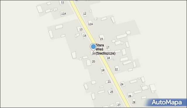 Siedliszcze, Siedliszcze, 16, mapa Siedliszcze