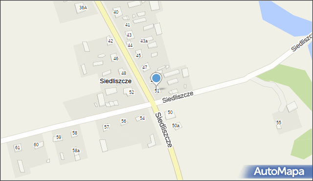 Siedliszcze, Siedliszcze, 51, mapa Siedliszcze