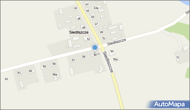 Siedliszcze, Siedliszcze, 54, mapa Siedliszcze