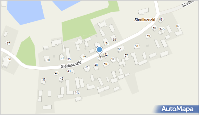 Siedliszczki, Siedliszczki, 49, mapa Siedliszczki