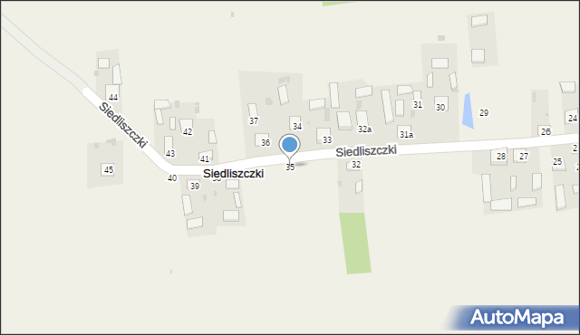 Siedliszczki, Siedliszczki, 35, mapa Siedliszczki