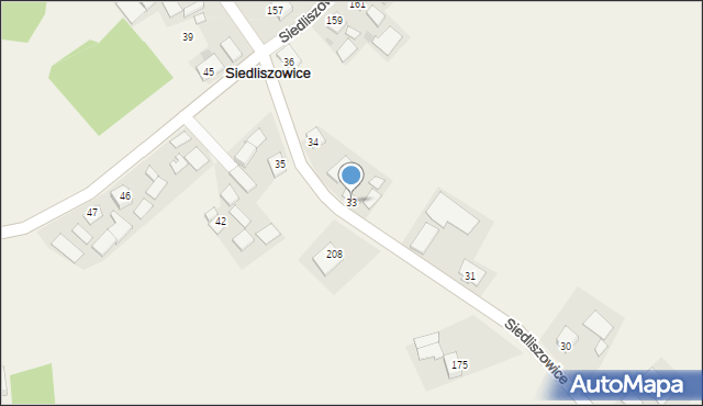 Siedliszowice, Siedliszowice, 33, mapa Siedliszowice