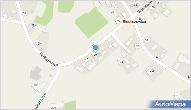 Siedliszowice, Siedliszowice, 46, mapa Siedliszowice