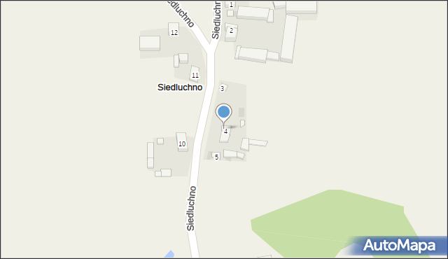 Siedluchno, Siedluchno, 4/2, mapa Siedluchno