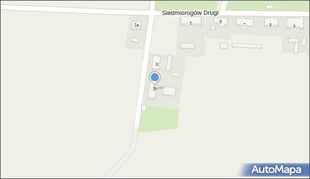 Siedmiorogów Drugi, Siedmiorogów Drugi, 3b, mapa Siedmiorogów Drugi