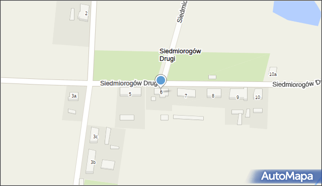 Siedmiorogów Drugi, Siedmiorogów Drugi, 6, mapa Siedmiorogów Drugi