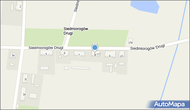 Siedmiorogów Drugi, Siedmiorogów Drugi, 8, mapa Siedmiorogów Drugi