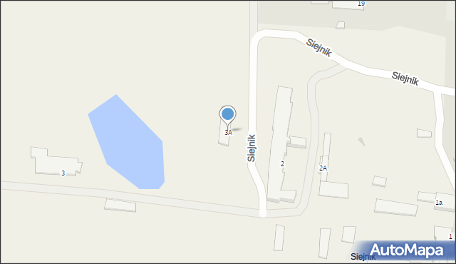 Siejnik, Siejnik, 3A, mapa Siejnik