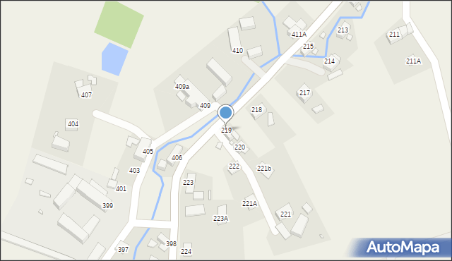 Siekierczyn, Siekierczyn, 219, mapa Siekierczyn