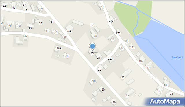 Siekierczyn, Siekierczyn, 25, mapa Siekierczyn