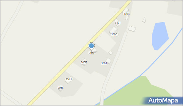 Siekierczyn, Siekierczyn, 306e, mapa Siekierczyn