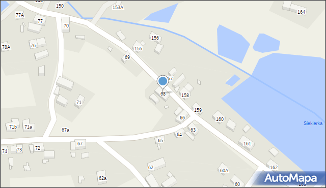 Siekierczyn, Siekierczyn, 68, mapa Siekierczyn