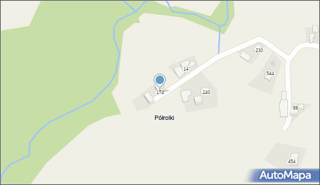 Siekierczyna, Siekierczyna, 174, mapa Siekierczyna