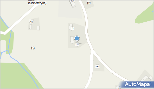 Siekierczyna, Siekierczyna, 241, mapa Siekierczyna