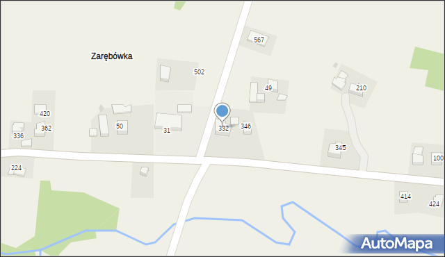 Siekierczyna, Siekierczyna, 332, mapa Siekierczyna