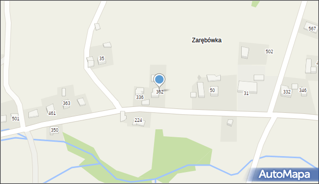 Siekierczyna, Siekierczyna, 362, mapa Siekierczyna