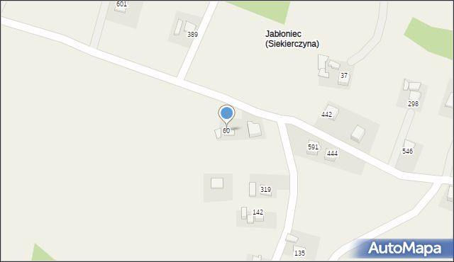 Siekierczyna, Siekierczyna, 60, mapa Siekierczyna