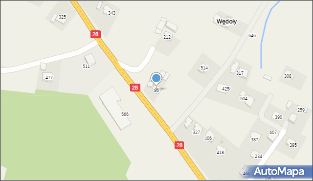 Siekierczyna, Siekierczyna, 86, mapa Siekierczyna