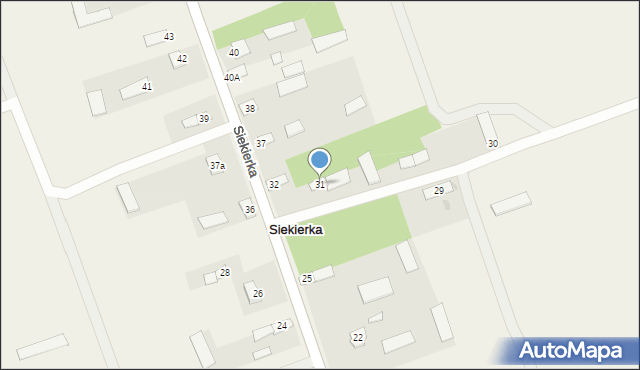 Siekierka, Siekierka, 31, mapa Siekierka