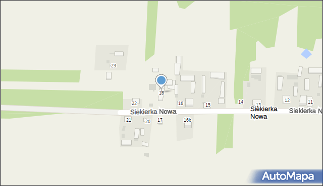 Siekierka Nowa, Siekierka Nowa, 18, mapa Siekierka Nowa