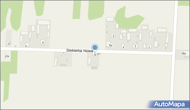 Siekierka Nowa, Siekierka Nowa, 6, mapa Siekierka Nowa