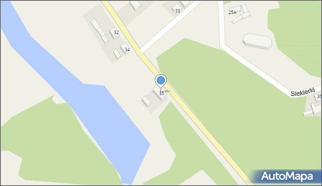 Siekierki, Siekierki, 35, mapa Siekierki