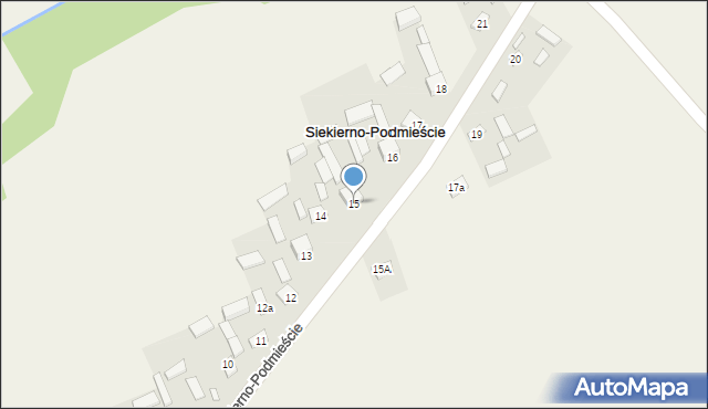 Siekierno-Podmieście, Siekierno-Podmieście, 15, mapa Siekierno-Podmieście