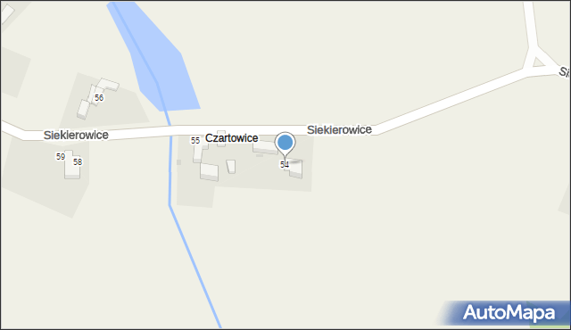 Siekierowice, Siekierowice, 54, mapa Siekierowice