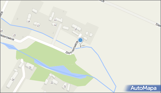 Siekierowice, Siekierowice, 9, mapa Siekierowice