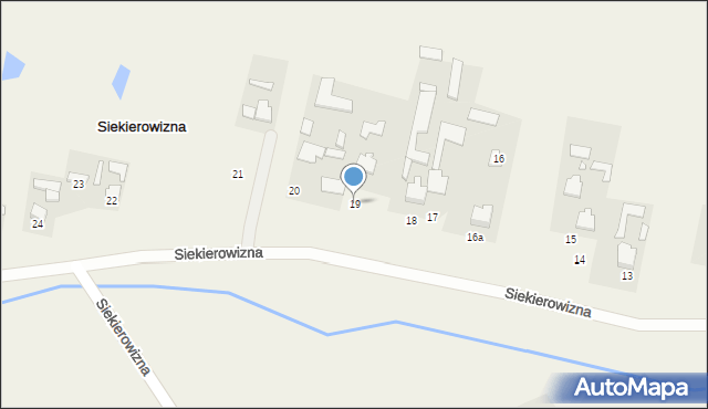 Siekierowizna, Siekierowizna, 19, mapa Siekierowizna