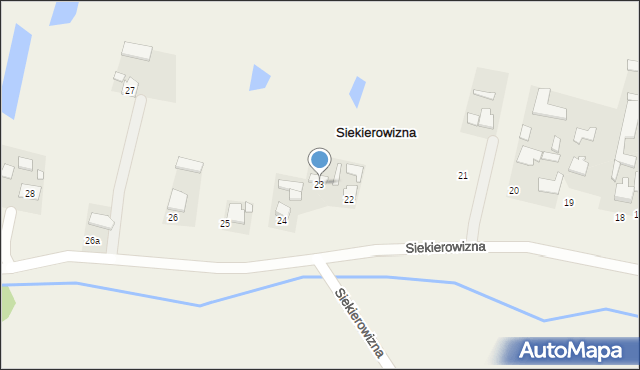 Siekierowizna, Siekierowizna, 23, mapa Siekierowizna