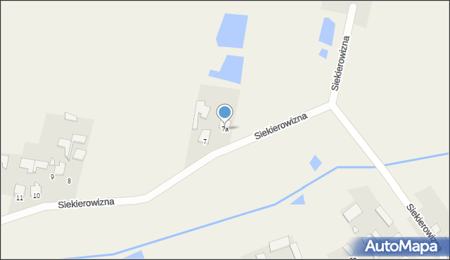 Siekierowizna, Siekierowizna, 7a, mapa Siekierowizna