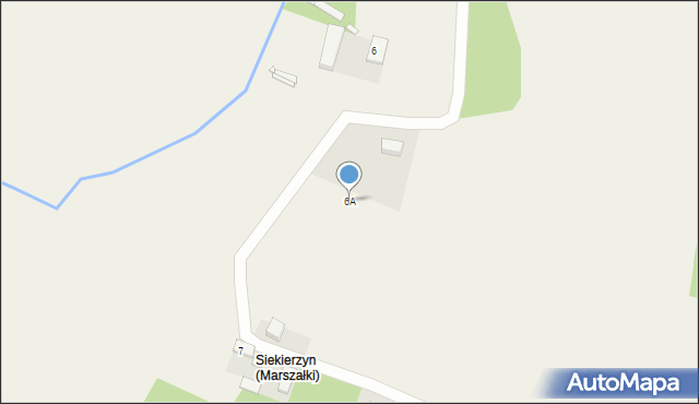 Siekierzyn, Siekierzyn, 6A, mapa Siekierzyn