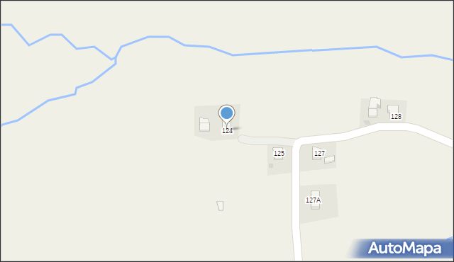 Sieklówka, Sieklówka, 124, mapa Sieklówka