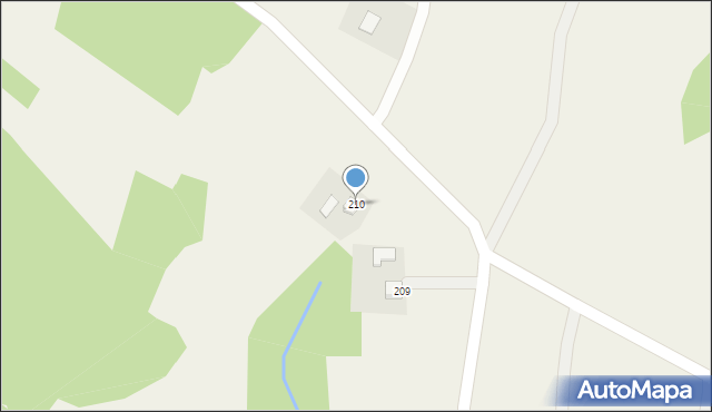 Sieklówka, Sieklówka, 210, mapa Sieklówka