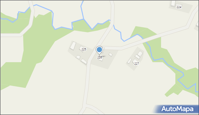 Sieklówka, Sieklówka, 226, mapa Sieklówka